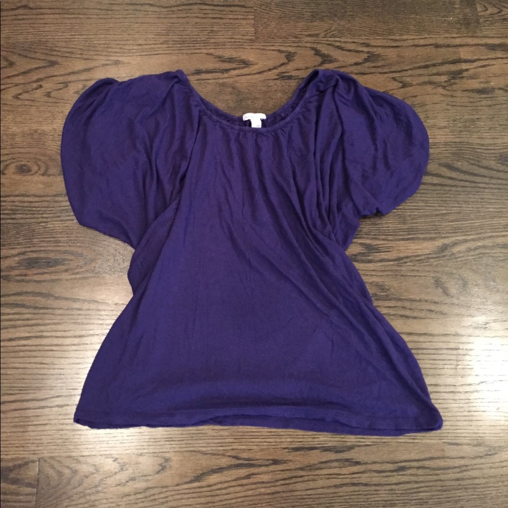 Old Navy Purple Dolman Shirt Sz Medium
